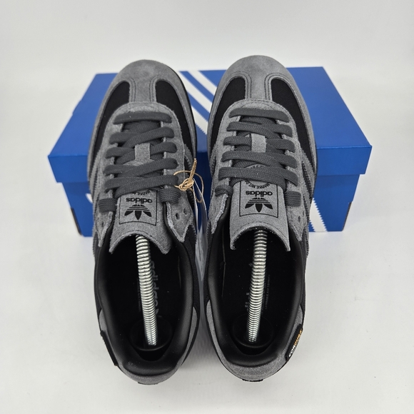 New adidas Samba OG Core Black Grey Cordura Shoes Women's Size 6 - Picture 5 of 8